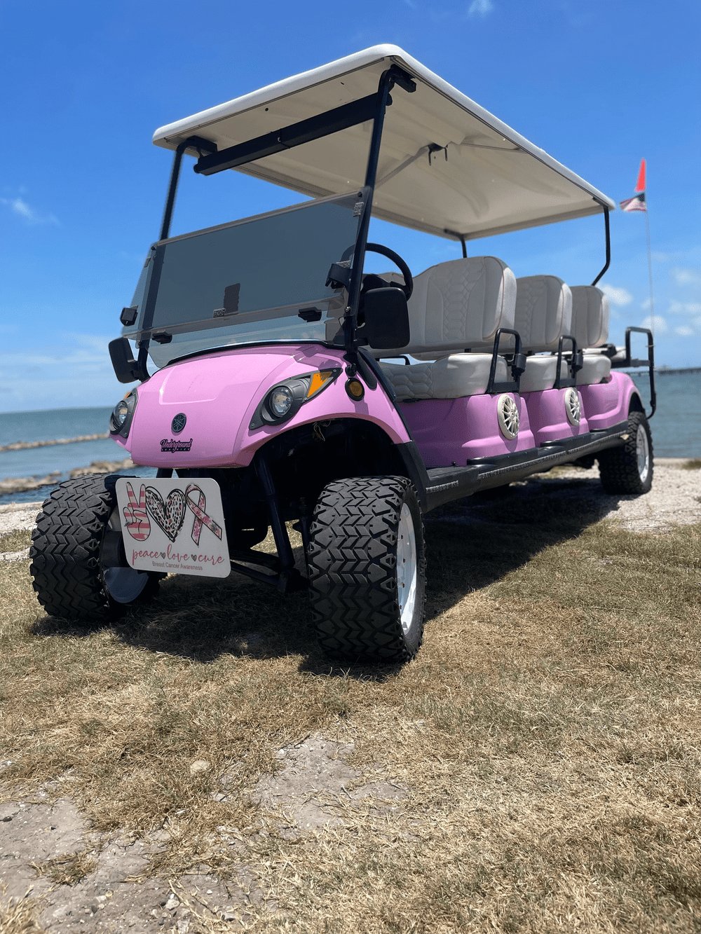8-Passenger Golf Cart Rental | Rockport Birding and Kayak Adventures