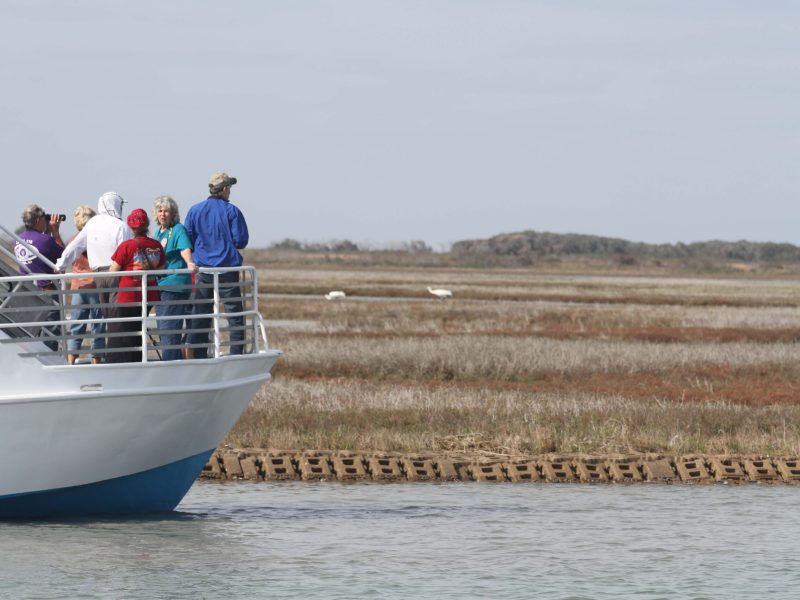 a small boat in a body of water