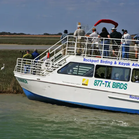 people standing on a boat