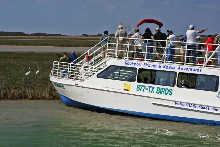 people standing on a boat